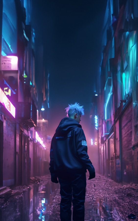 Neon Siber Sokağı