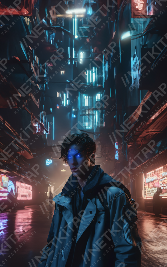 Neon Siberpunk Gözcüsü